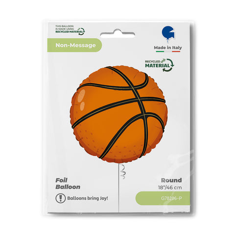 Round  Basket Ball (Helium) - 18 Inches