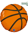 Round  Basket Ball (Helium) - 18 Inches