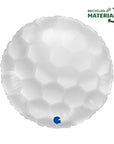 Round  Golf Ball (Helium) - 18 Inches