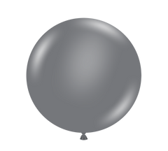 Pastel Grey Smoke Balloon (Helium/Air Filled) - 36 Inches