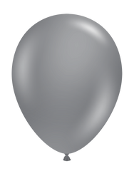 Pastel Grey Smoke Balloon (Helium/Air Filled) - 17 Inches