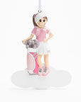 Personalised Ceramic Resin Ornament Women's golf-1 pc