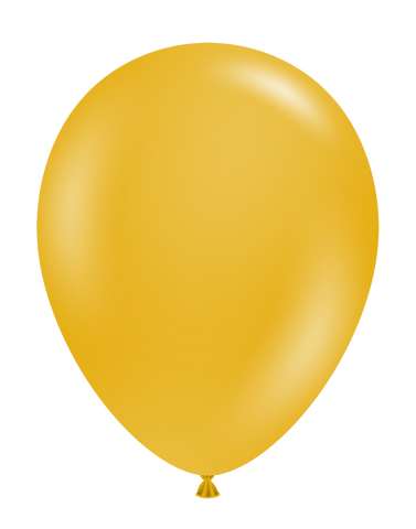 Pastel Mustard Balloon (Helium/Air Filled) - 17 Inches