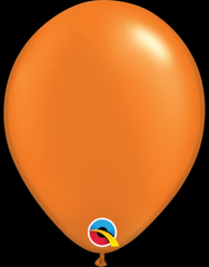 Pearl Mandarin Orange Latex Balloon (Air Filled) - 5 Inches