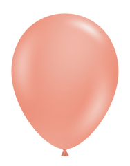 Rose Gold Latex Balloon (Air Filled) - 5 Inches