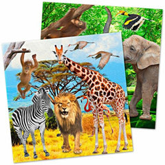 Paper Napkins 3Ply Animal Safari- 20 Pc