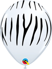 Zebra Stripes Latex Balloon (Helium/Air Filled) - 11 Inches