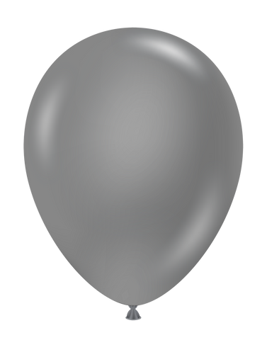 Silver Latex Balloon (Air Filled) - 5 Inches