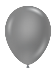 Silver Latex Balloon (Air Filled) - 5 Inches