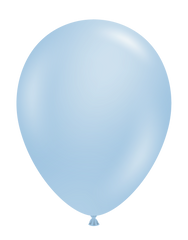 Metallic Sky Blue Latex Balloon (Helium/Air Filled) - 11 Inches