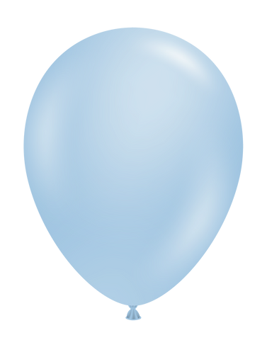 Sky Blue Latex Balloon (Air Filled) - 5 Inches