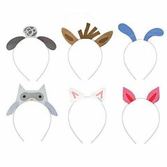 Paper Assorted Headbands Farm Party-6 pc